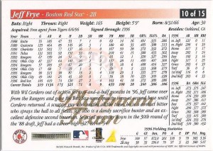 1997 Red Sox Score Platinum