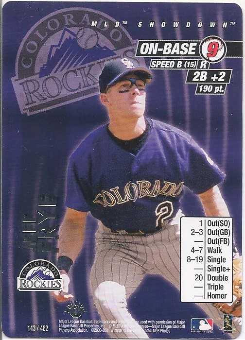2001 MLB Showdown 1st Edition
