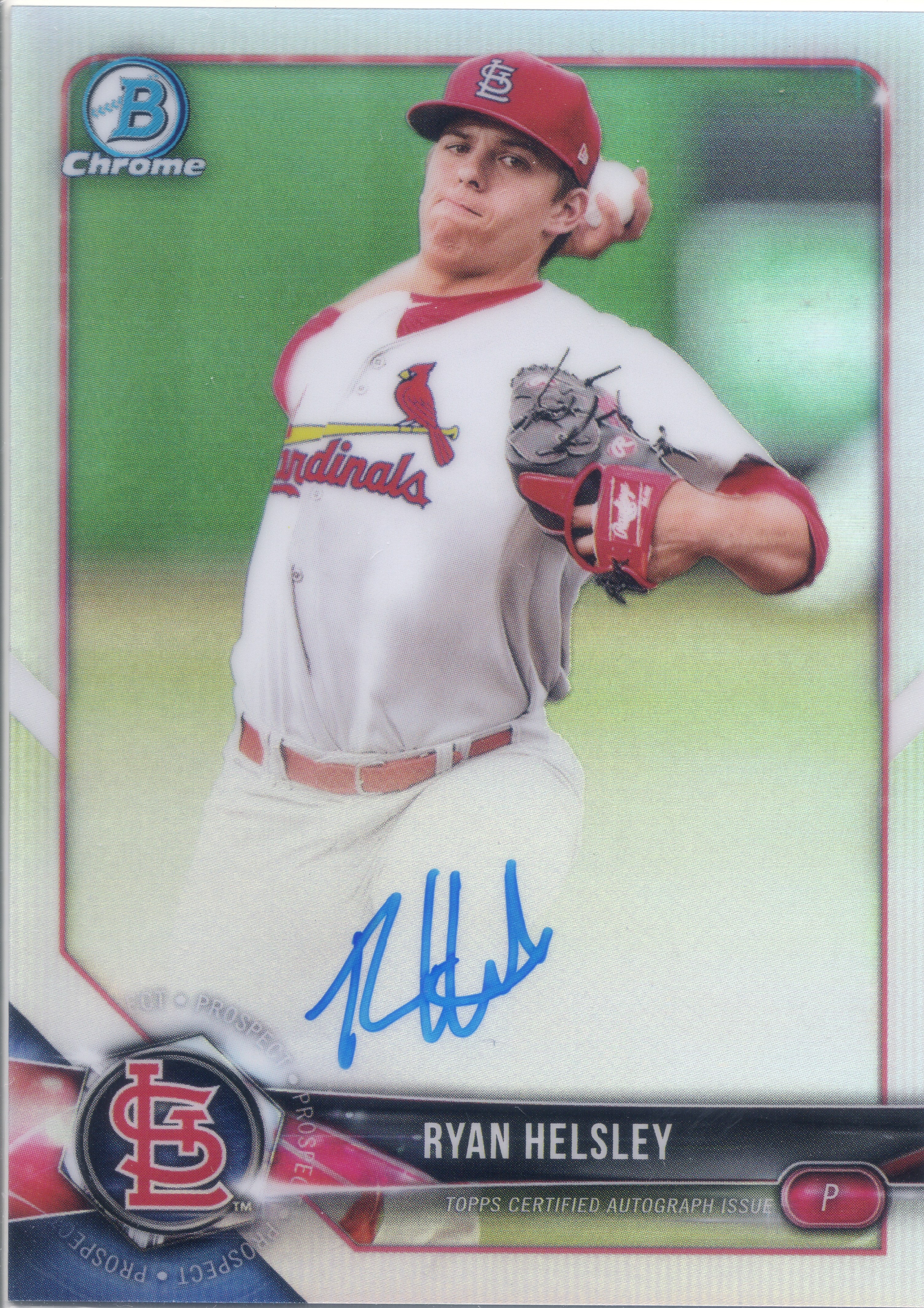 2018 Bowman Chrome Refractor Auto /499