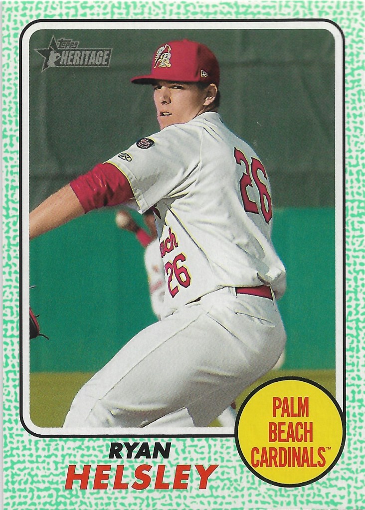 2017 Topps Heritage Minors Green Border /50