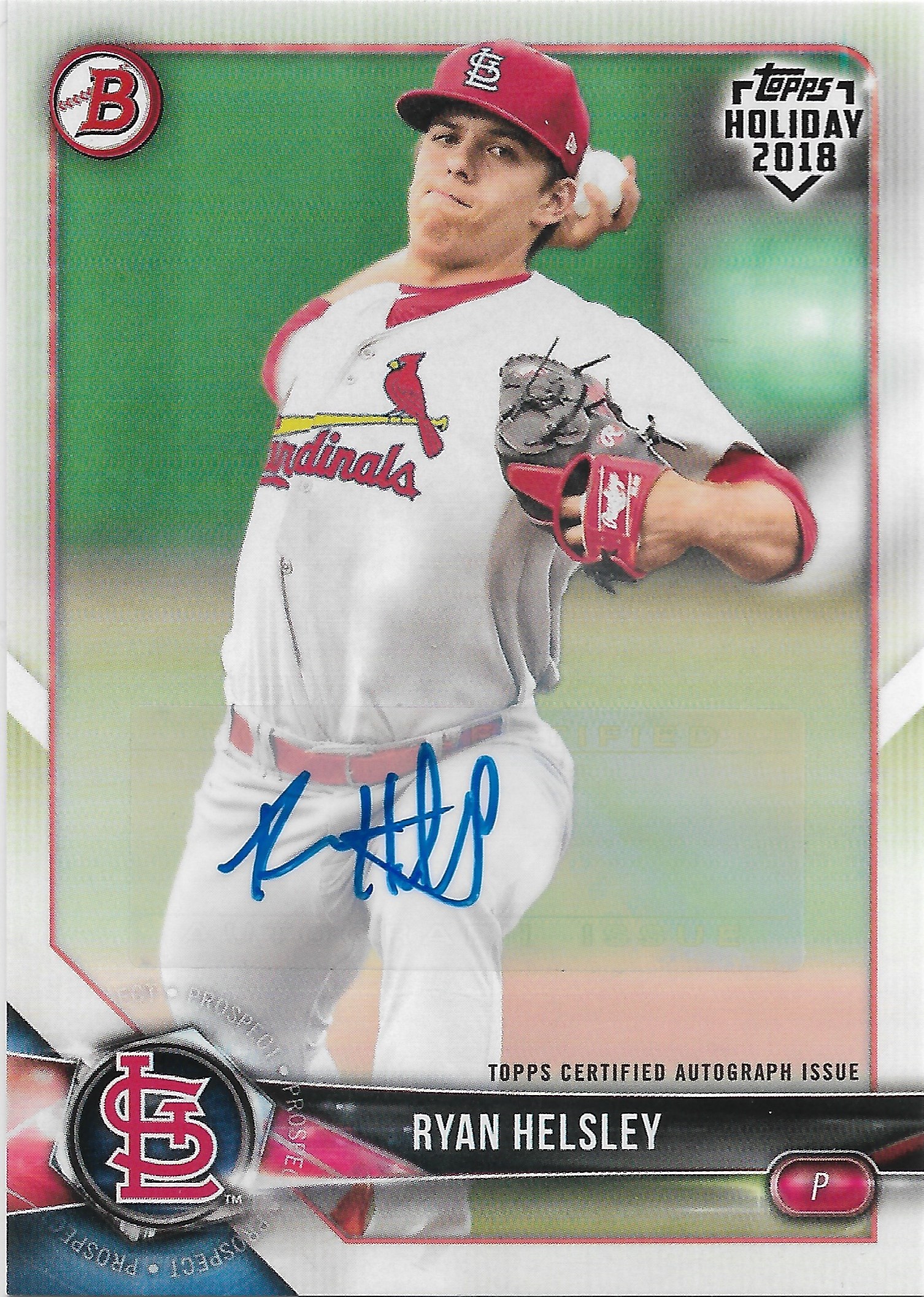 2018 Topps Bowman Holiday Autographs /99