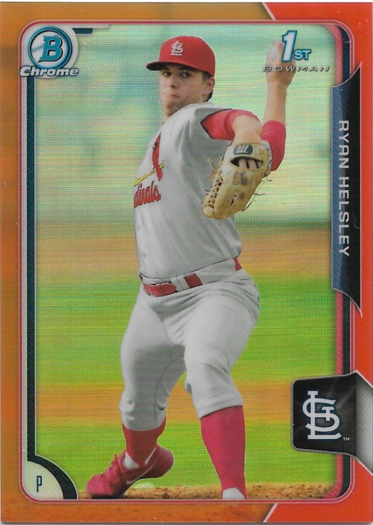 2015 Bowman Chrome Draft Orange Refractor /25