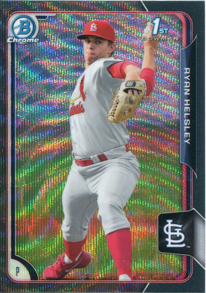 2015 Bowman Chrome Draft Asia Black Wave Refractor