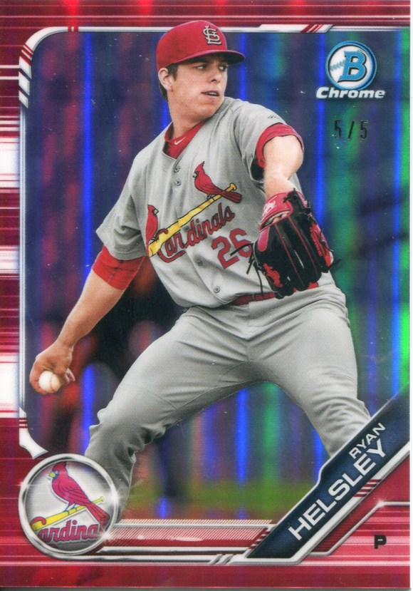 2019 Bowman Chrome Red Refractor /5