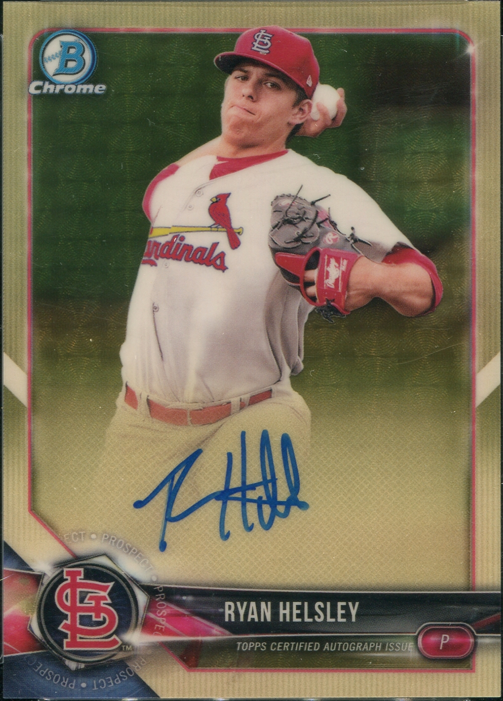 2018 Bowman Chrome Prospects Superfractor Autographs 1/1