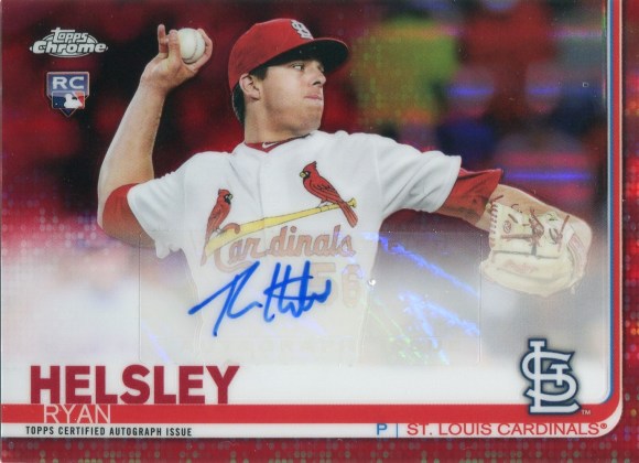 2019 Topps Chrome Update Red Refractor Autograph /5