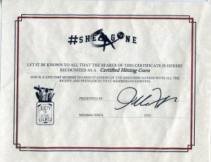 #SheGone Nation Membership Certificate