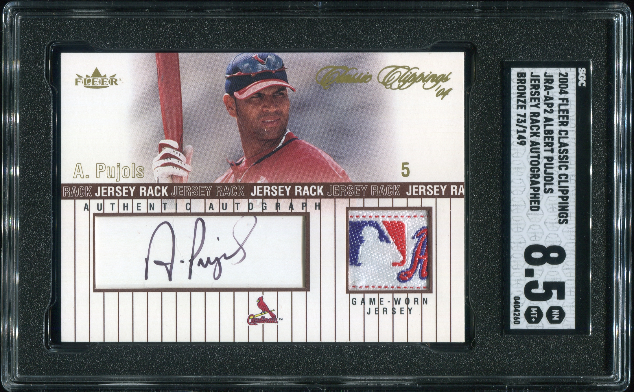 2004 Classic Clippings Jersey Rack /149