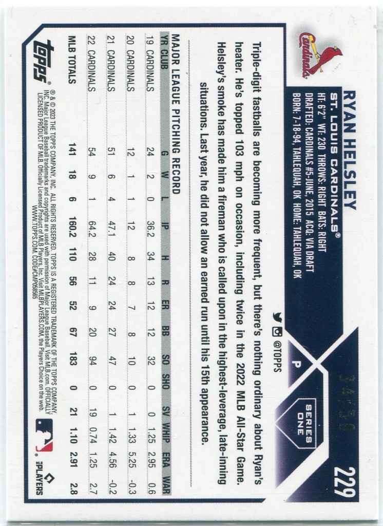 2023 Topps Fathers Day Blue 34/50