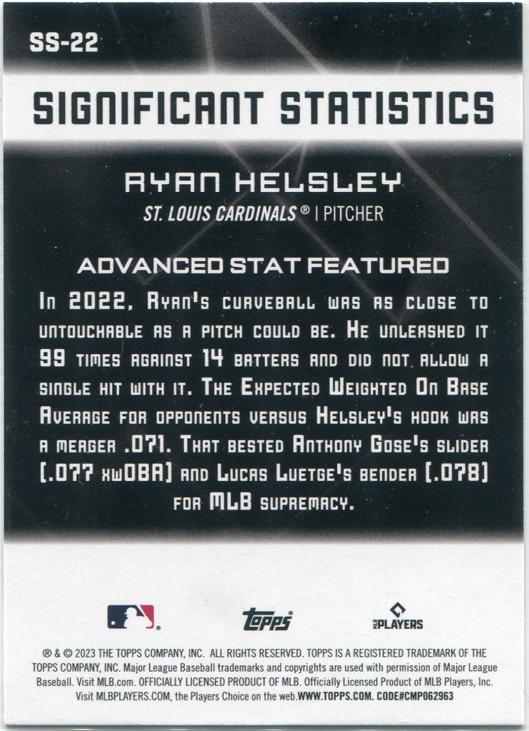 2023 Topps Series 2 Significant Statistics