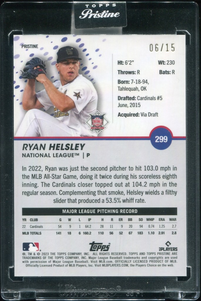 2023 Topps Pristine Pink Pristine Refractor 6/15